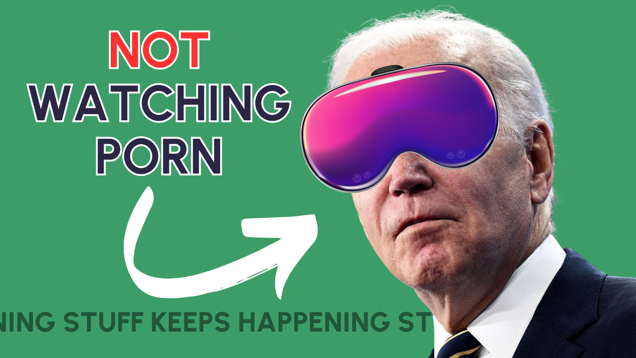 Joe Biden's Vision Pro